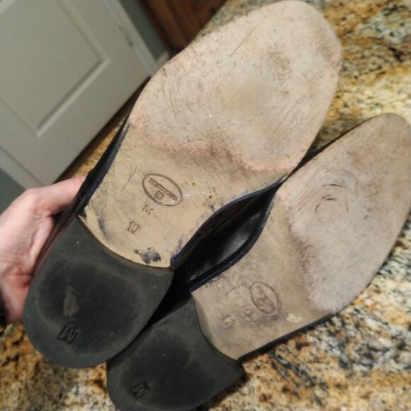 Bruno Magli Men's Vintage Talbot Black Cap Toe Lace Up Dress Shoes Size 10M - Picture 10 of 10